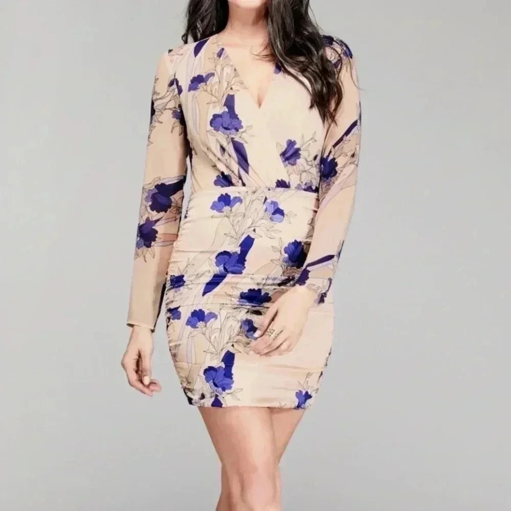 Marciano Los Angeles Swirl Floral Dress Sz: XS